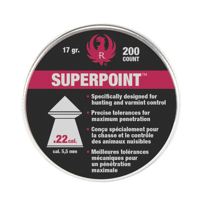 Ruger Impact .22 Pointed Lead Pellet 200 Ct | Buy Airgun Pellet Ammo - Image 2