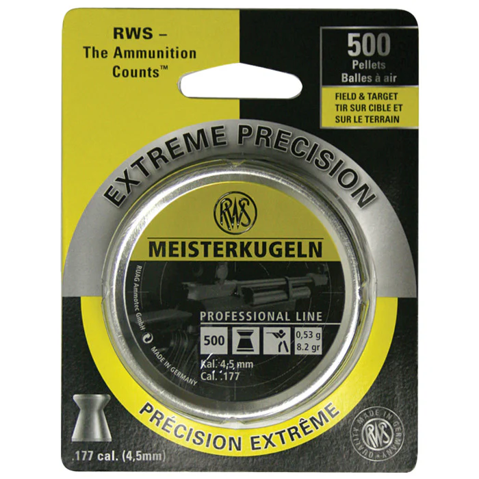 Rws Meisterkugeln Professional .177 Caliber Airgun Pellets 500Ct : Umarex Airguns | Buy Airgun Pellet Ammo - Image 3