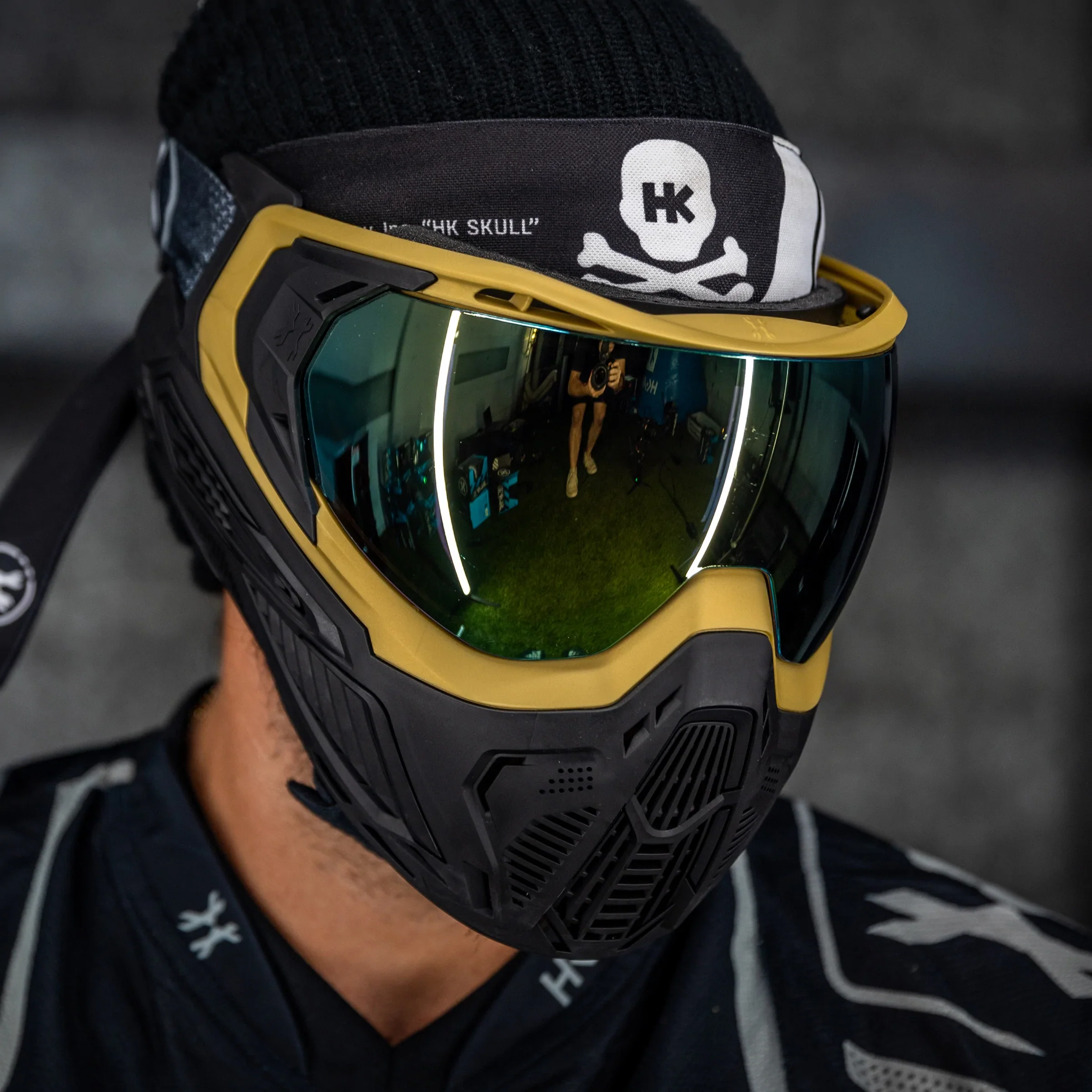 Slr Goggle - Midas (Gold/Black) Gold Lens | Paintball Goggle | Mask | Hk Army - Image 2