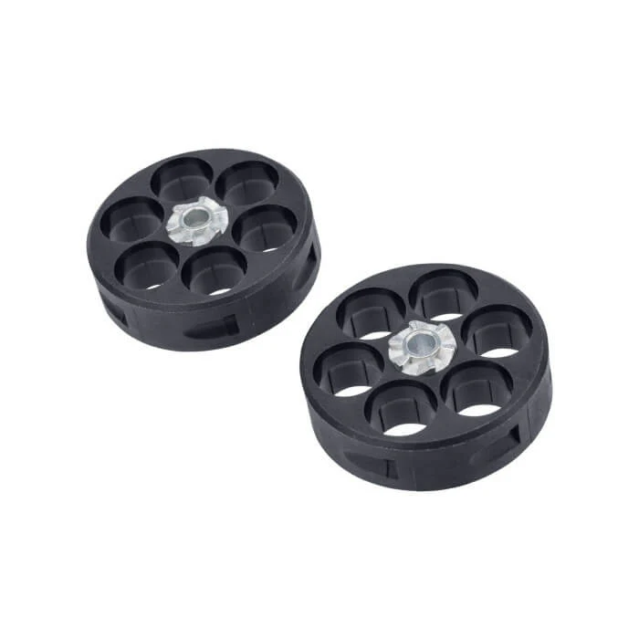 T4E Tr50 Mag - .50 Ca - 6Rds -Black (2Pk) | Buy Paintball Revolver Magazine - Image 3