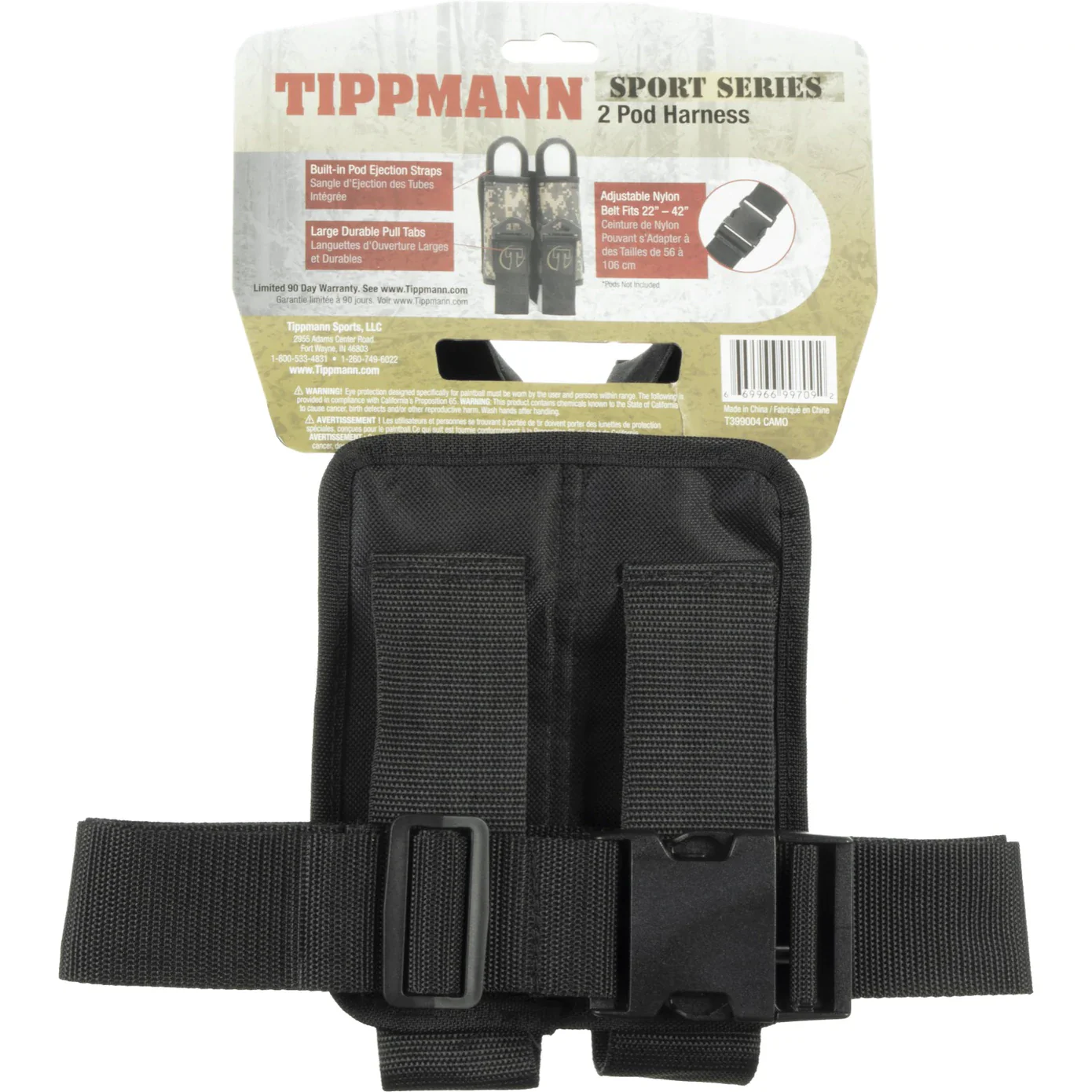 Tippmann Sport Series Digi Camo 2-Pod Paintball Harness - Image 4