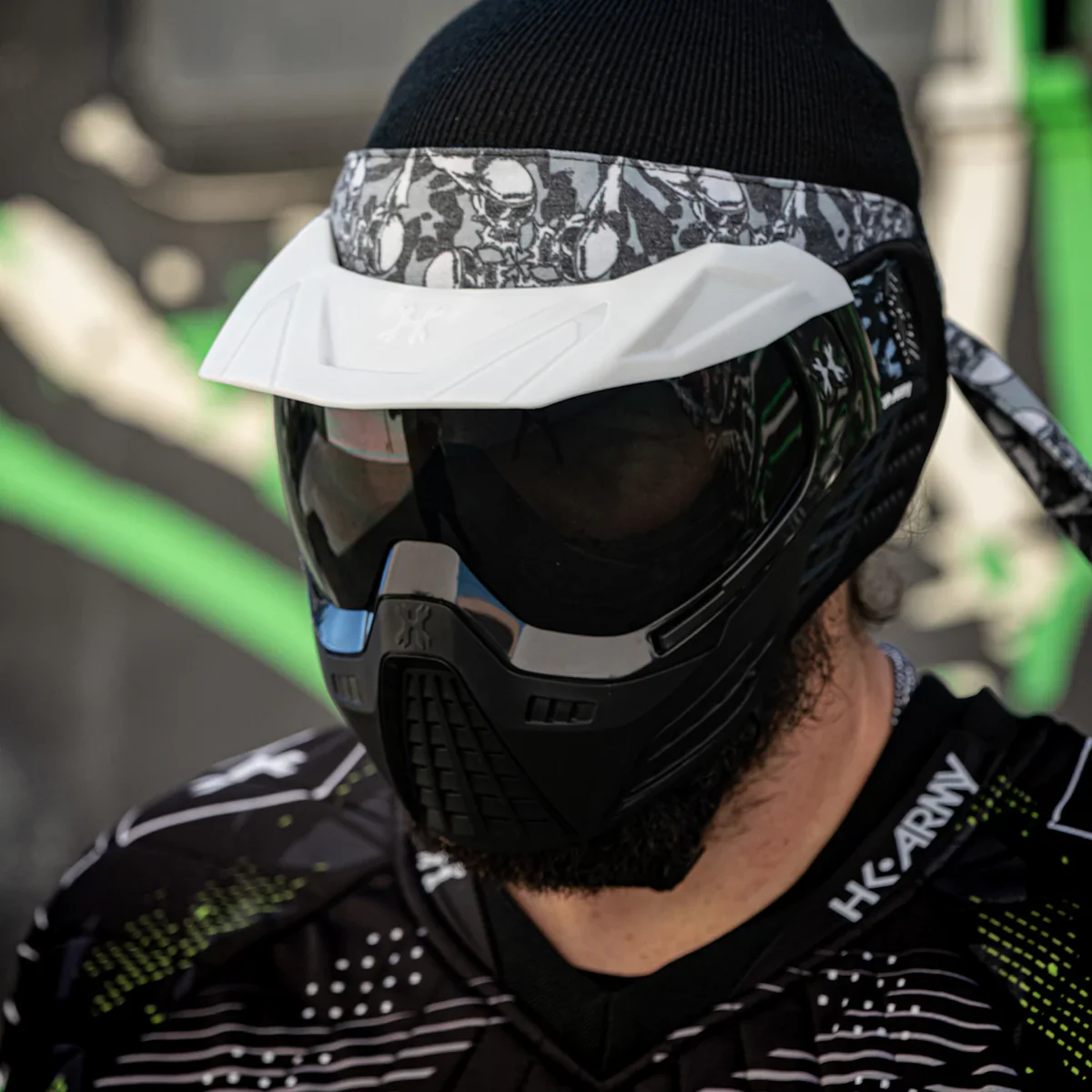 Universal Goggle Visor - White - SLR/KLR/Skull - Image 6