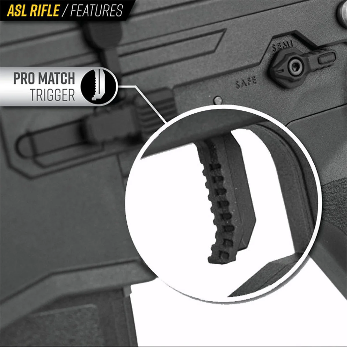 Valken Asl+ Foxtrot45 Aeg Rifle - Image 13