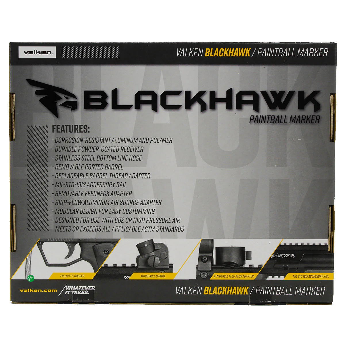 Valken Blackhawk Paintball Marker - .50 Caliber - Image 5