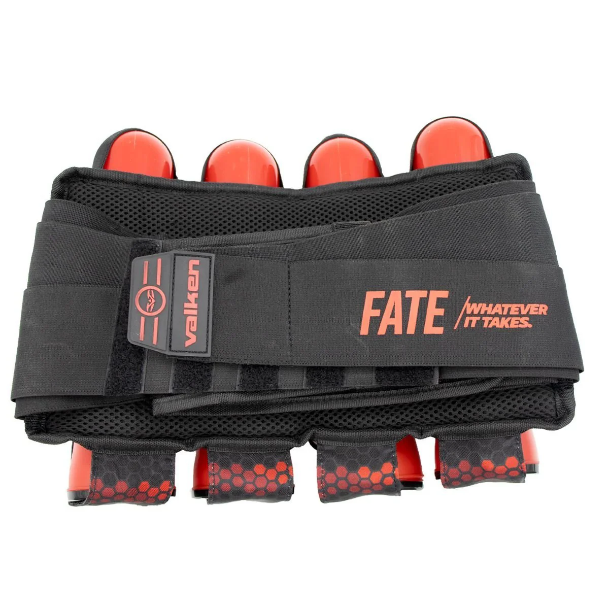 Valken Fate Gfx 4+3 Paintball Harness - Digi Tiger Red Camo | Paintball Pod Harness - Image 2
