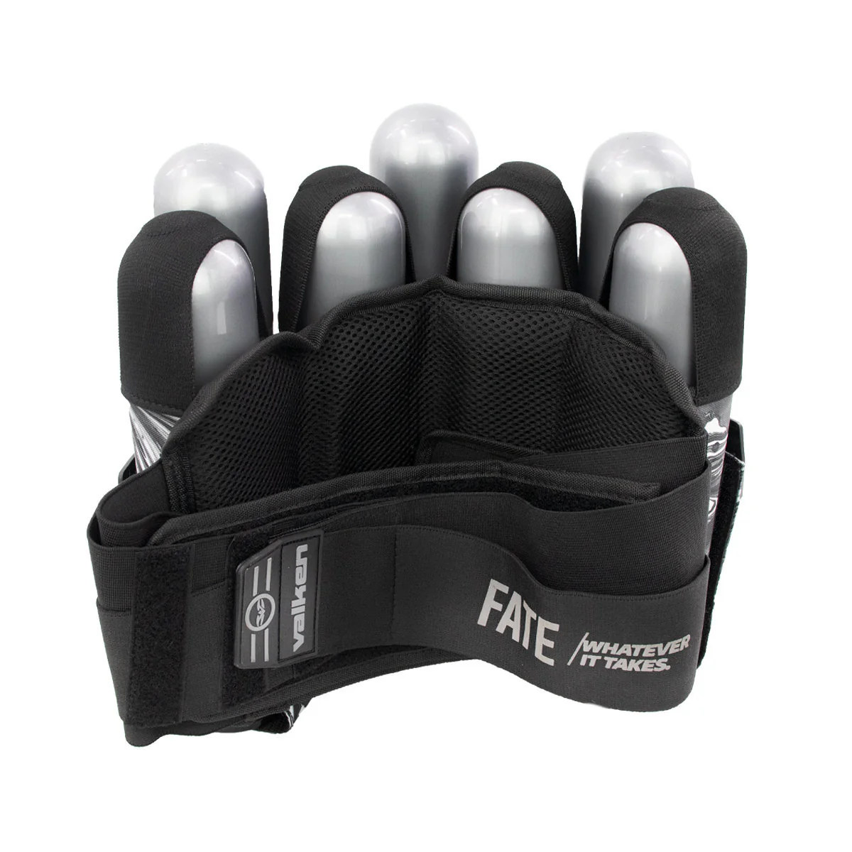 Valken Fate Gfx 4+3 Paintball Harness - Liquid Silver | Paintball Pod Harness - Image 4
