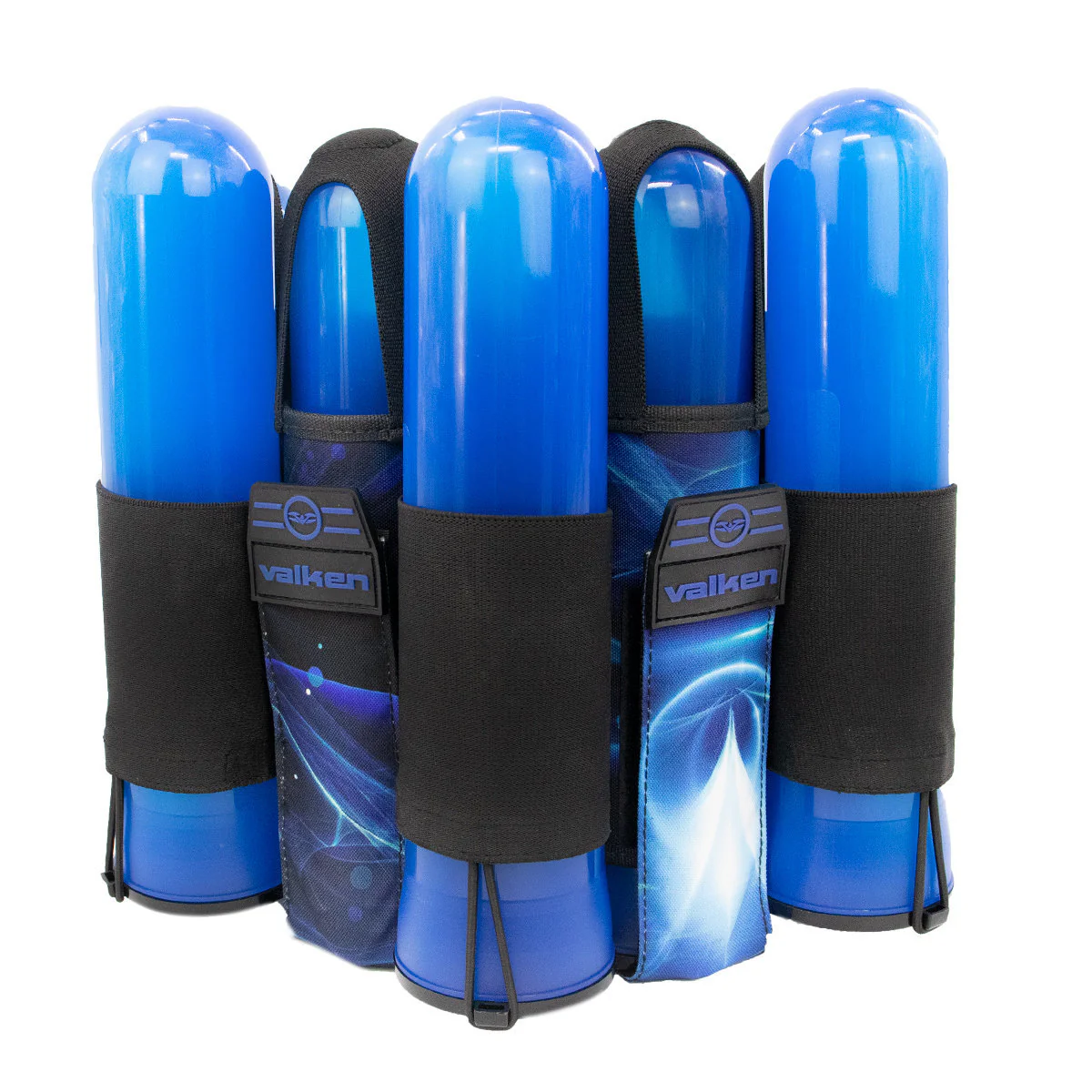 Valken Fate Gfx 4+3 Paintball Harness - Plasma Blue