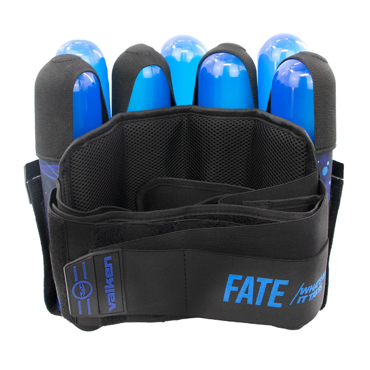 Valken Fate Gfx 4+3 Paintball Harness - Plasma Blue - Image 2
