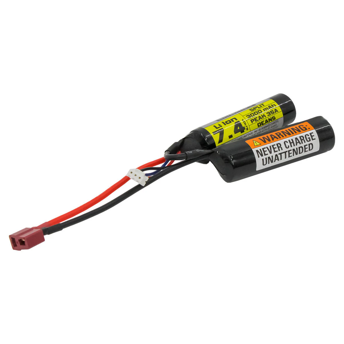 Valken Li-Ion 7.4V 3000Mah Split Airsoft Battery (Deans)