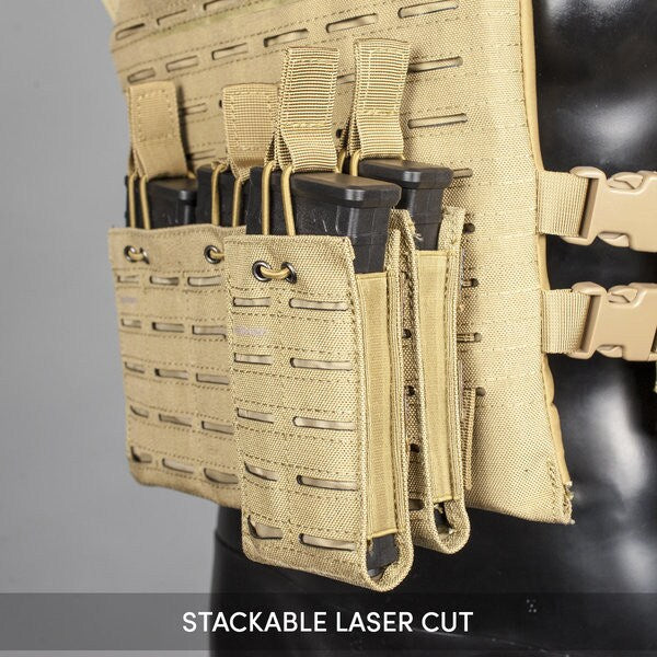Valken Multi Rifle Triple Magazine Pouch - Laser Cut - Image 2