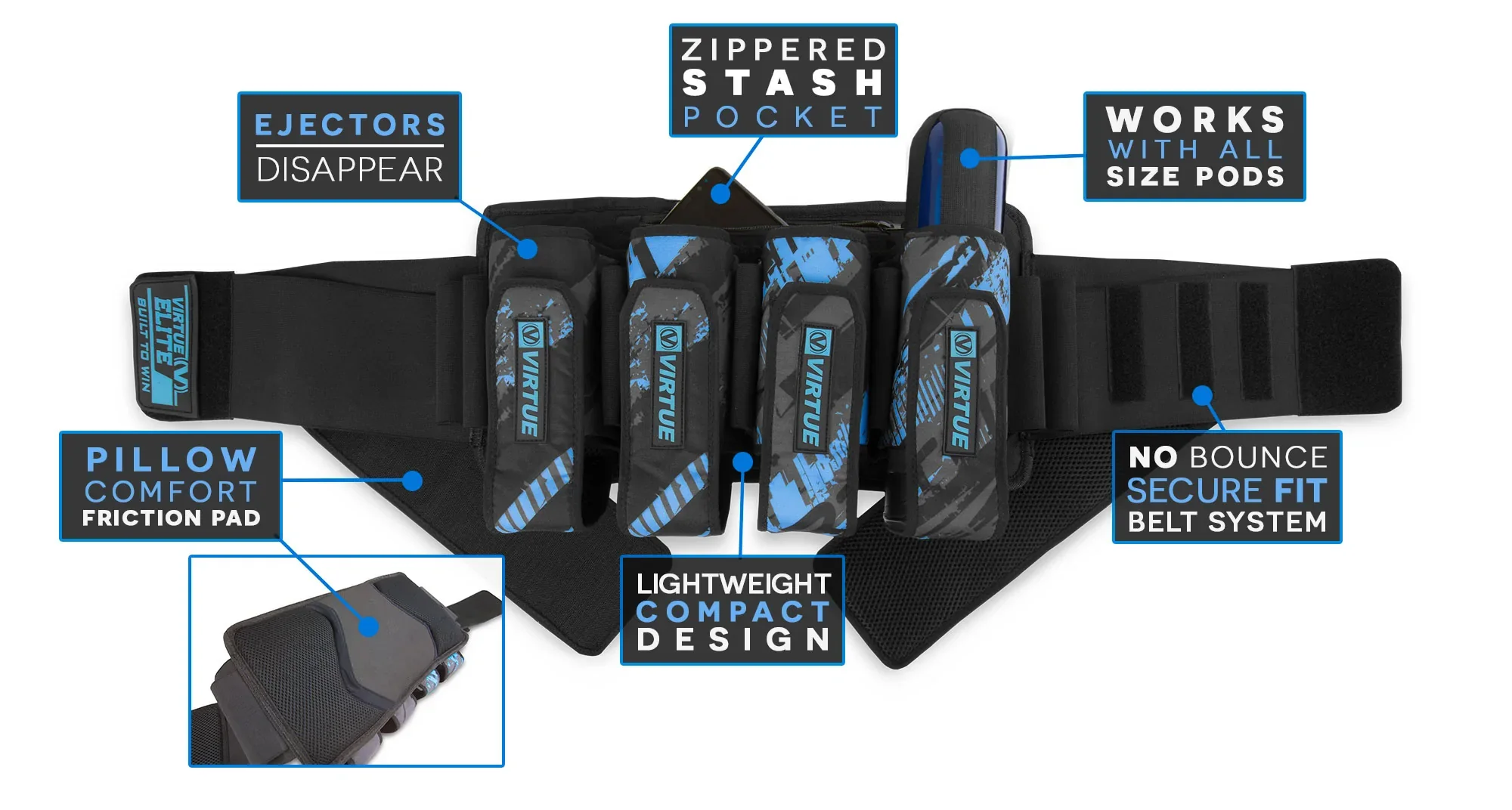 Virtue Elite Pack - 4+7 Graphic Black - Image 3