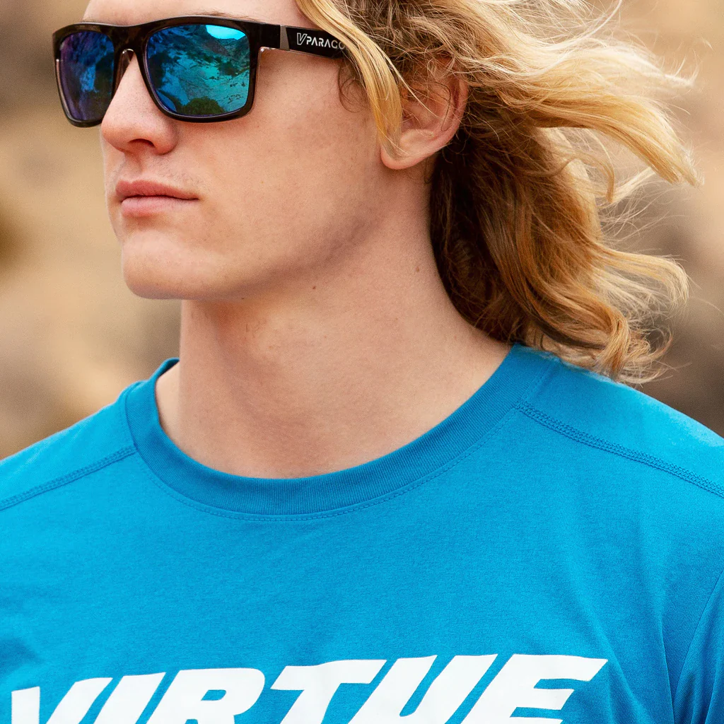 Virtue V-Paragon Polarized Sunglasses - Polished Ice Black - Image 4