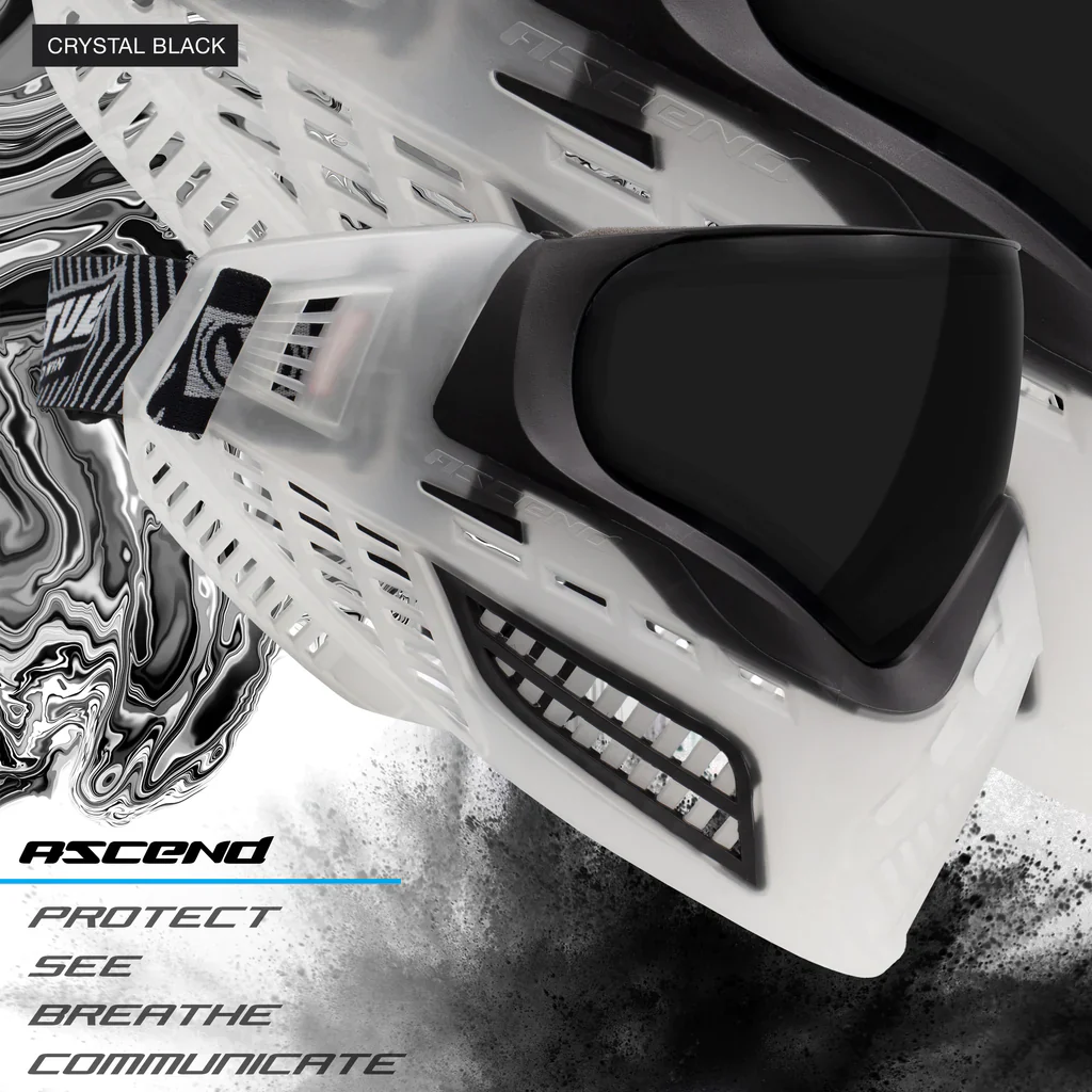 Virtue Vio Ascend | Paintball Goggle/Mask - Crystal Black - Image 2